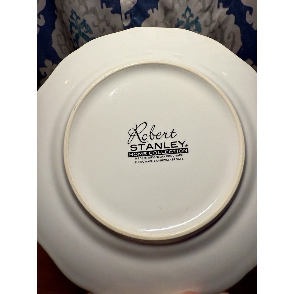 VTG Robert Stanley Home Collection Pink 2PC Christmas Nutcrackers Plates 8.8 in - Picture 11 of 14